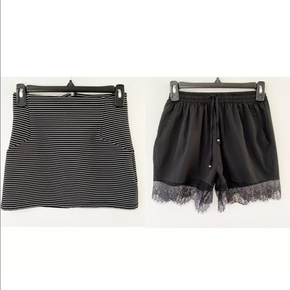 Bundle Of Topshop Skirt and Primark Shorts XS